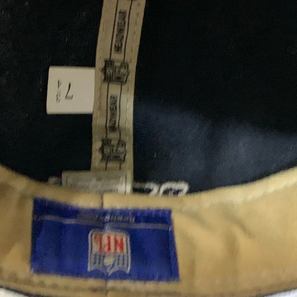 Indianapolis Colts Stitched Black and Tan Cap